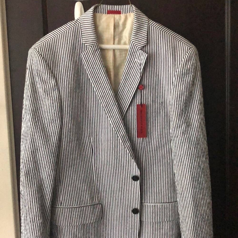 Jon Varvatos pinstripe blazer